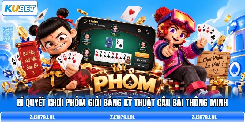 Bí quyết chơi Phỏm giỏi bằng kỹ thuật câu bài thông minh